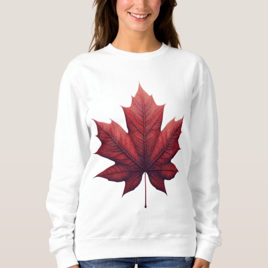 Maple Leaf Shirt, Apparel, Fall Clothing Trui (Voorkant)