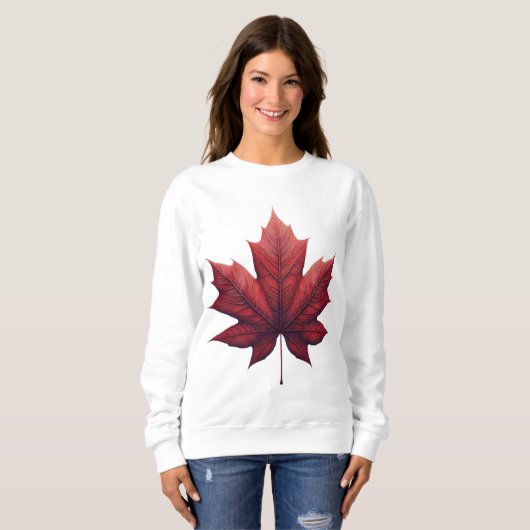 Maple Leaf Shirt, Apparel, Fall Clothing Trui (Voorkant volledig)