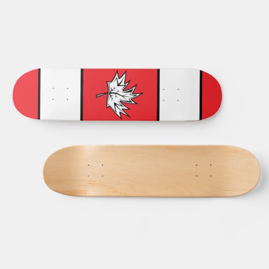 Maple-Leaf-Skateboard Persoonlijk Skateboard (Horizontaal)