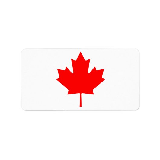 Maple Leaf Stickerblad Vinyl Decal | Product van Etiket (Voorkant)