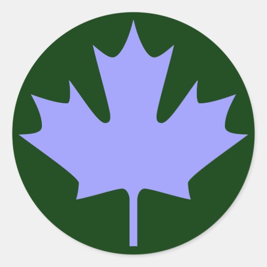 Maple Leaf - Stickers (Voorkant)