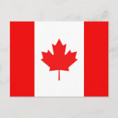 Maple Leaf Symbool Canadese vlag Briefkaart (Voorkant)