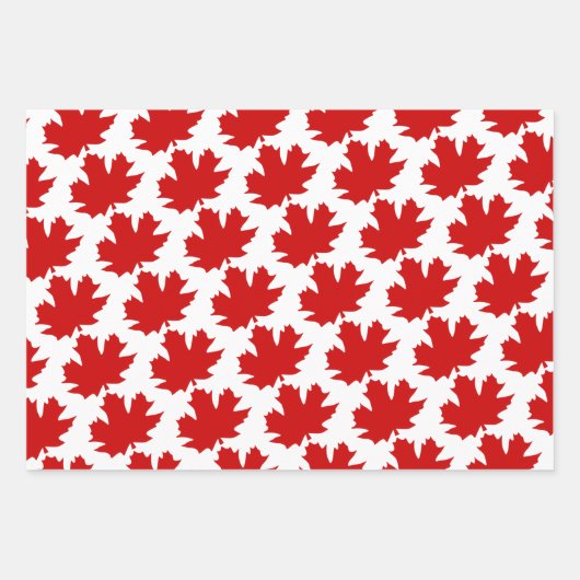 Maple leaf-symbool van Canada. Inpakpapier Vel (Voorkant 2)