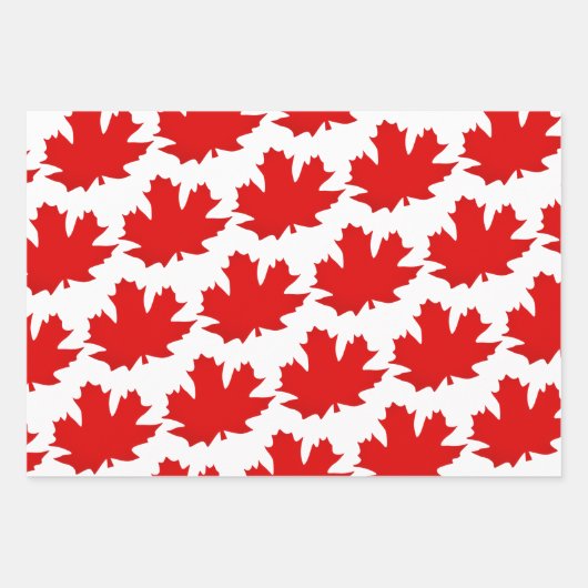 Maple leaf-symbool van Canada. Inpakpapier Vel (Voorkant)