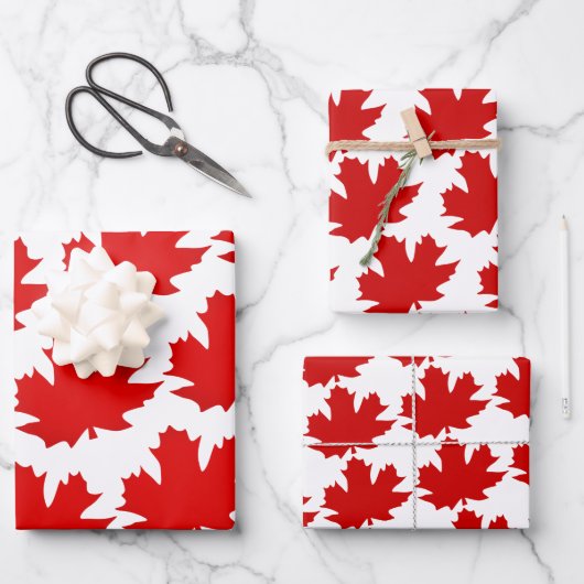 Maple leaf-symbool van Canada. Inpakpapier Vel (Voorkant)