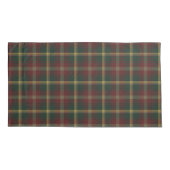 Maple Leaf Tartan Pset. Canada National Tartan Kussensloop (Achterkant-Links)
