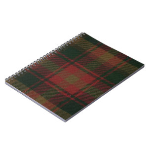 Maple Leaf Tartan Spiral Boundnotebook Notitieboek