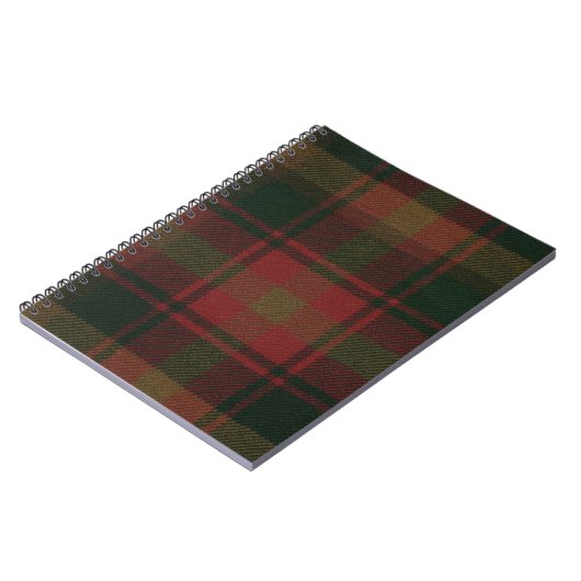 Maple Leaf Tartan Spiral Boundnotebook Notitieboek (Linkerzijde)