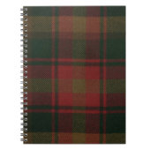 Maple Leaf Tartan Spiral Boundnotebook Notitieboek (Voorkant)