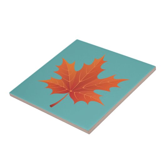 Maple Leaf Tegeltje (Zijkant)