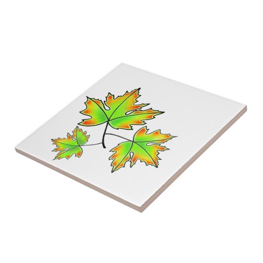 Maple Leaf Tegeltje (Zijkant)