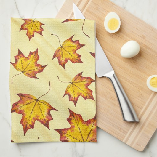 Maple Leaf Theedoek (Quarter Fold)