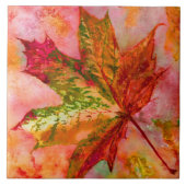 Maple Leaf Tile. Tegeltje (Voorkant)