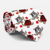 Maple Leaf Turtle Stropdas (Opgerold)
