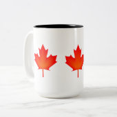 Maple Leaf Tweekleurige Koffiemok (Voorkant links)