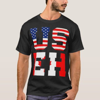 Maple Leaf USA Patriotic Canada T-shirt