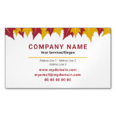 Maple Leaf Visitekaartje Magnet Magnetisch Visitekaartje (Voorkant)