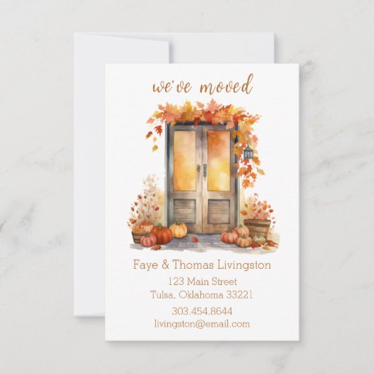 Maple Leaf voordeur, bewegende aankondiging (Voorkant)