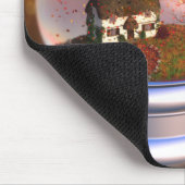 Maple Leaf Wereldbol Mousepad Muismat (Hoek)