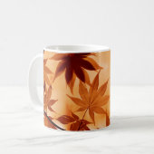 Maple Leaves Banner Koffiemok (Voorkant links)