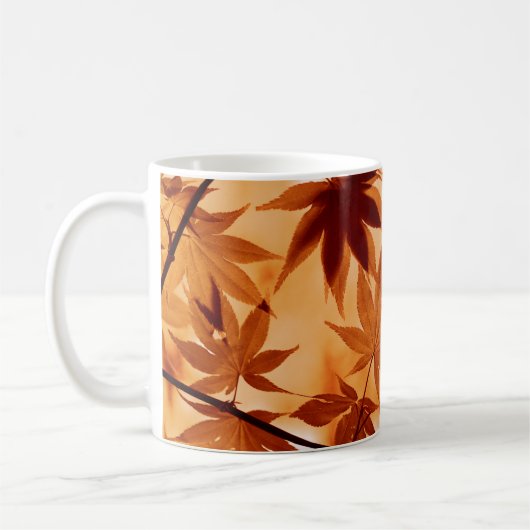 Maple Leaves Banner Koffiemok (Links)