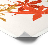 Maple Leaves beroemd gemaakt door Shibata Zeshin Poster (Hoek)