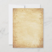 Maple Leaves Bruiloft Bewaar de Datum Herfst Herfs Save The Date (Achterkant)