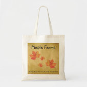 Maple Leaves Business Canvas tas (Voorkant)