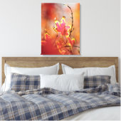 Maple Leaves Canvas Afdruk (Insitu (Slaapkamer))