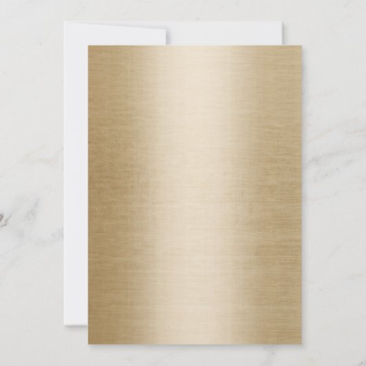 Maple Leaves Elegant Gold Autumn Vrijgezellenfeest Kaart (Achterkant)