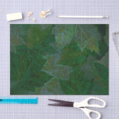 Maple Leaves Green Neon Summer Tissuepapier (Craft)
