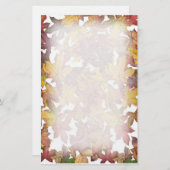 Maple Leaves in Herfst Briefpapier (Voorkant / Achterkant)