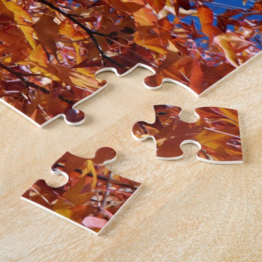 Maple Leaves Legpuzzel (Zijkant)