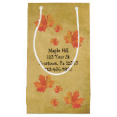 Maple Leaves Maple Syrup Bag Klein Cadeauzakje (Voorkant)