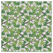 Maple leaves on white stof (Swatch)
