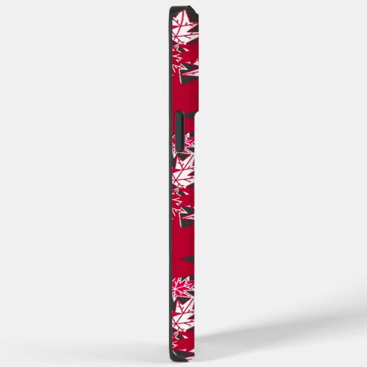 Maple Leaves op een Koolse achtergrond Case-Mate iPhone Case (Achterkant / Rechts)