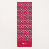 Maple Leaves op een Koolse achtergrond Yogamat (Voorkant)