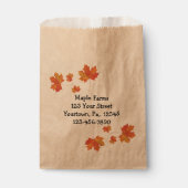 Maple Leaves Product Bag Bedankzakje (Voorkant)