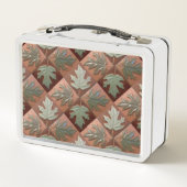 Maple Leaves Tegel Print Lunch Box (Achterkant)