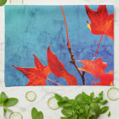 Maple Leaves Theedoek (Gevouwen)