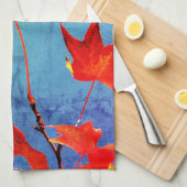 Maple Leaves Theedoek (Quarter Fold)