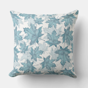Maple Leaves. Waterverf patroon Buitenkussen