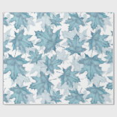 Maple Leaves. Waterverf patroon Cadeaupapier (Vlak)