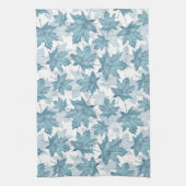 Maple Leaves. Waterverf patroon Theedoek (Verticaal)