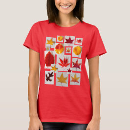 Maple lekt Herfst in najaarkleuren T-shirt