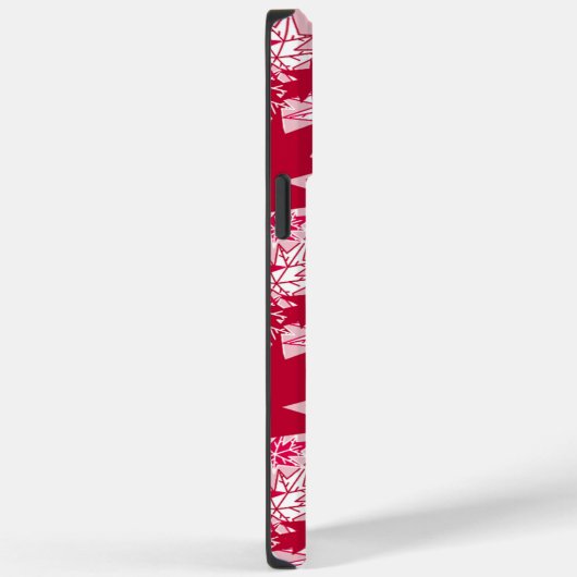 Maple lekt op een roze achtergrond Case-Mate iPhone case (Achterkant / Rechts)