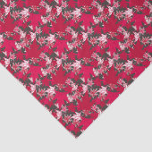 Maple lekt op een steenkoolachtergrond-weefselpapi tissuepapier (Detail)