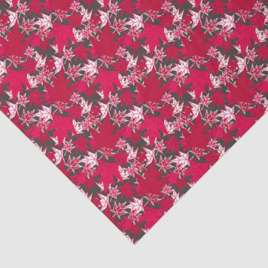 Maple lekt op een steenkoolachtergrond-weefselpapi tissuepapier (Detail)