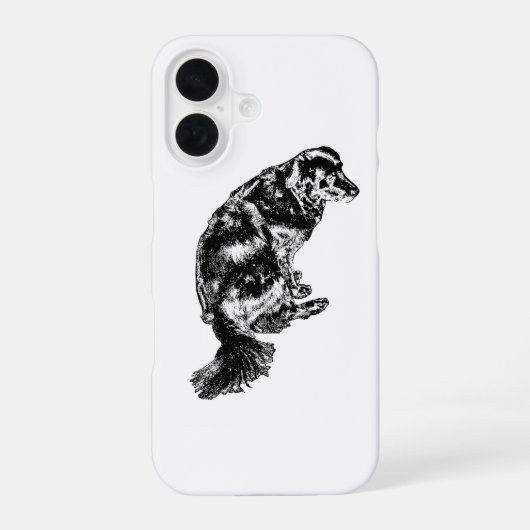 Maple-Light Watcher — Retriever iPhone 16 Hoesje (Achterkant)