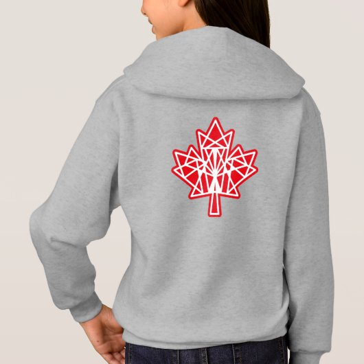 MAPLE MADE WITH TRIANGLES CANADA FLAG BY MASANSER (Achterkant)